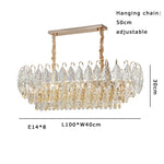 Brilliance Crystal Chandelier for Luxe Living & Dining Rooms.