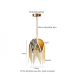 Tassel Cloth LED Pendant Light for Bedroom, Kitchen, Living, Dining Room, Cafe, Loft, Bar