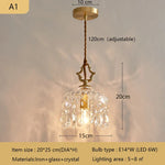 Medieval Crystal Wall Lamp Luxury Glass Ceiling Lights