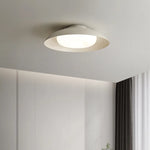 Modern White LED Pendant Light | Nordic Metal Ceiling Lamp | Dimmable Round Indoor Lighting