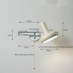 Black Iron LED Wall Sconce for Home Decor - Modern Nordic Style