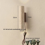 Wood Canopy LED Wall Lights Bedroom Bedside Lamp Sconce Nordic Modern