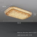 Amber Crystal Ceiling Chandelier: Luxe LED Home Decor Light Fixture