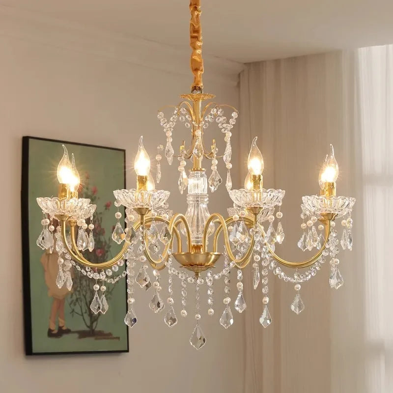 Crystal Chandeliers Light for Living Room and Dining Room