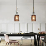 Scandinavian Macaron Stained Glass Chandelier with E27 Bulb