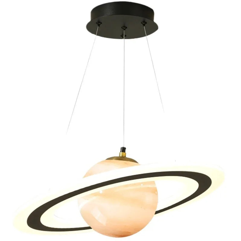 Planet Chandelier Kids Room Pendant Light | Living Bedroom Kitchen Hanging Lamp