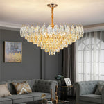 Brilliance Crystal Chandelier for Luxe Living & Dining Rooms.