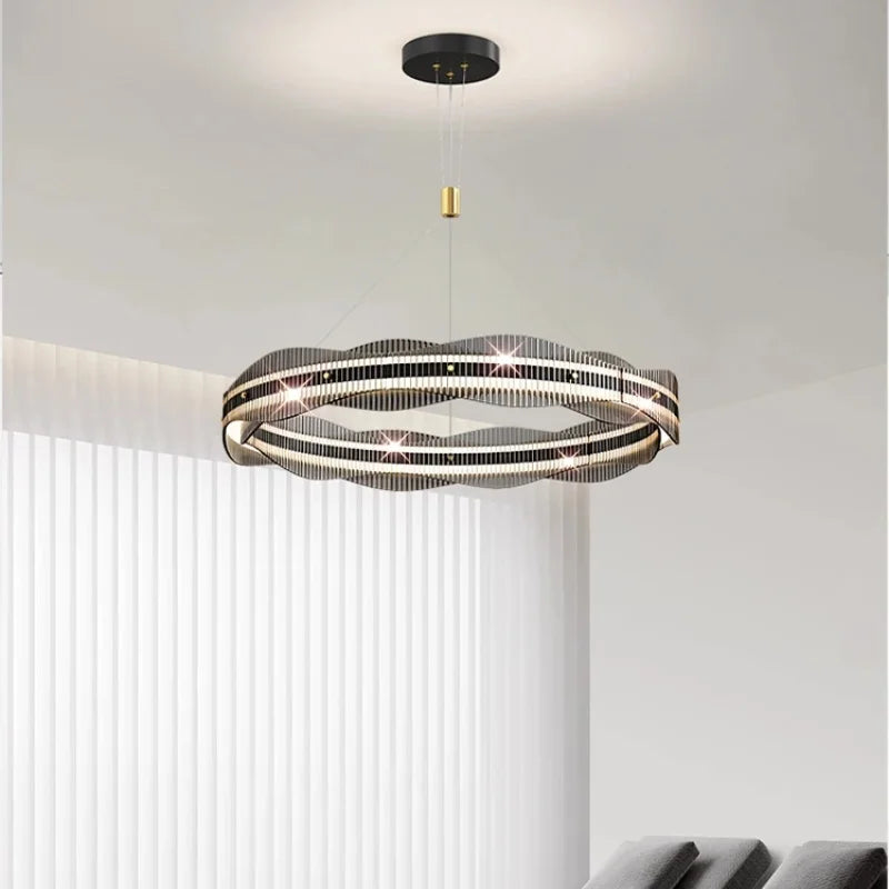 LED Pendant Light: Modern Minimalist Chandelier for Living, Dining, Kitchen, Bedroom, Office