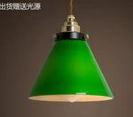 Blue Glass Pendant Lights for Bedroom Dinning Living Room