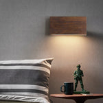 Walnut Wood LED Wall Sconce Indoor Light for Bedroom Living Room Restaurant