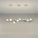 Silver Gold Molecule Stainless Steel LED Chandelier - 2022 Trend