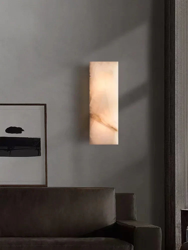 Outdoor Marble LED Wall Sconce - IP65 Waterproof American Design