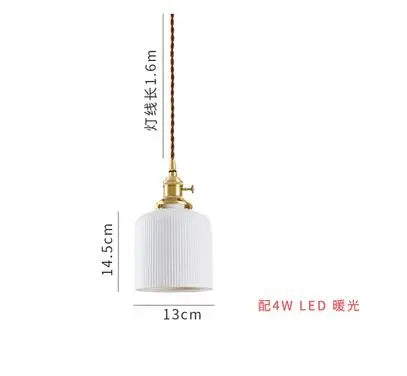 Green Glass Pendant Light for Bedroom, Dining, and Living Room