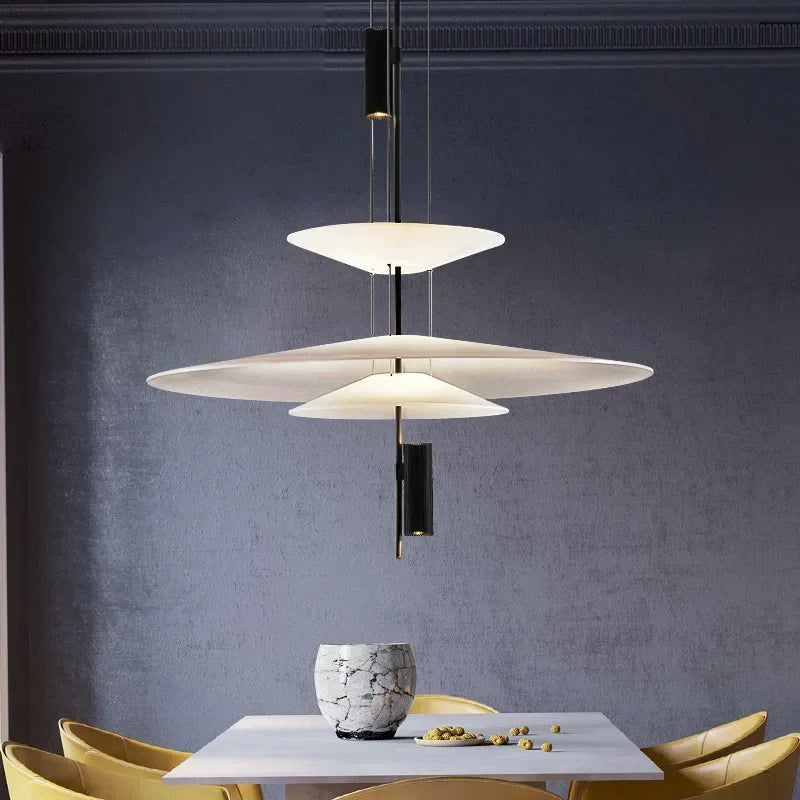 LED Saucer Pendant Light for Home Decor and Living Room