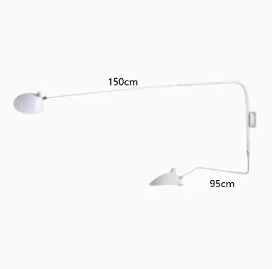 Black Serge Mouille Wall Lamp: Nordic Design, Creative Living Room Decor