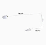 Black Serge Mouille Wall Lamp: Nordic Design, Creative Living Room Decor