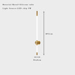 Vertical Slim Wall Sconce Indoor Light Fixture
