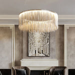Tassel Chandelier: Postmodern Creative Lighting for Living Room, Dining Room, Bedroom, and Clothing Store