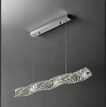 Bacci Modern Crystal Dining Room Light Fixture