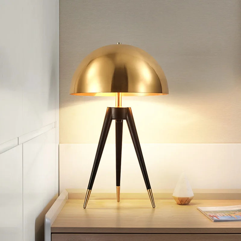 Mushroom Table Lights Floor Lamp Tripod for Living Room Bedroom