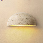 Travertine LED Wall Light: Ancient Chinese Style for Aisle, Study, Porch, Bedside.