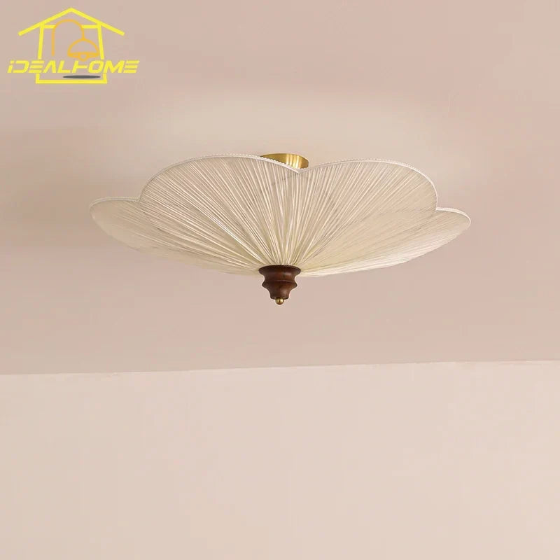 Plum Blossom LED Solid Wood Ceiling Lamp for Bedroom Living Room