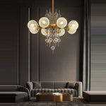 Gold Chrome Bubble Ceiling Chandelier: 2025 Trend Hanging Lamps for Living Room