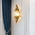 Crystal Wall Sconce Light: Nordic Luxury for Living Room, Corridor, Hall