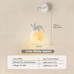 Moonlight LED Wall Lamp for Bedroom and Children's Room Decor