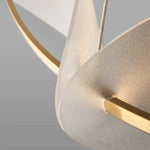 Scandinavia Ring Pendant Acrylic Chandelier Ceiling Light for Living Dining Room