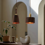 Walnut Wood LED Pendant Light for Home and Restaurant Lighting
