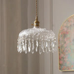 Afralia™ Crystal Glass LED Pendant Lamp: Modern Luxury Interior Lighting for Home Decor