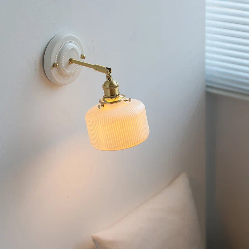 Ceramic LED Wall Lamp Bedroom Kitchen Bathroom Mirror Bedside Stair Light