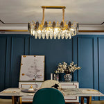 Crystal Chandelier Pendant Light for Living Room Bedroom Foyer