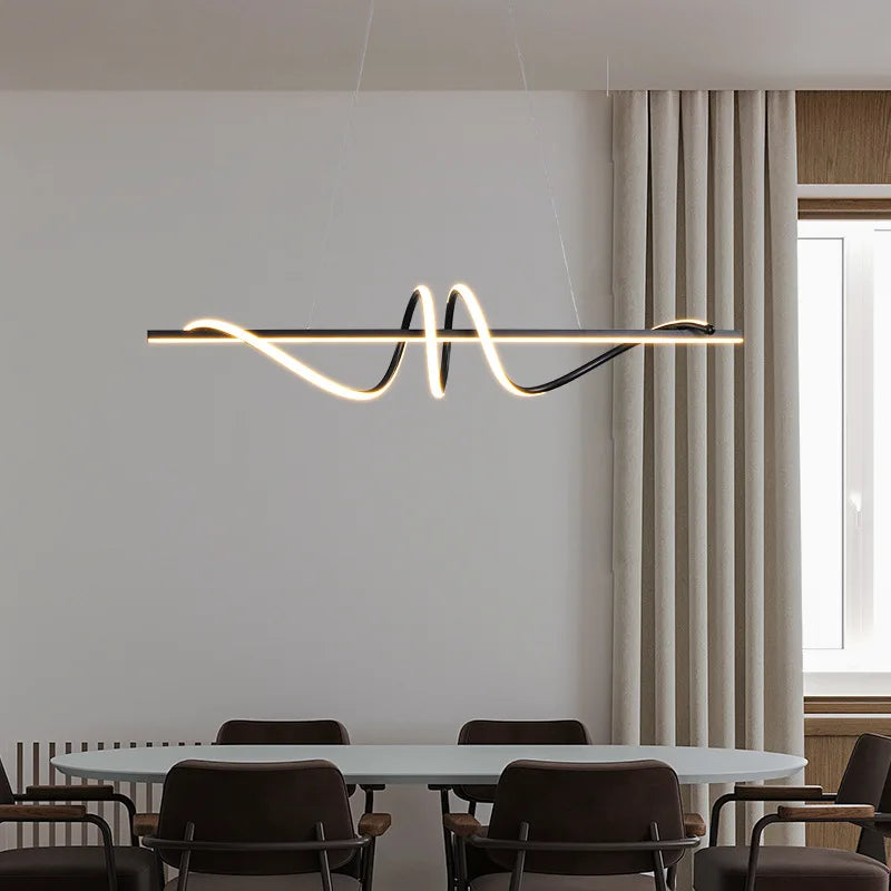 Kitchen Island LED Pendant Light Chandelier for Dining Area