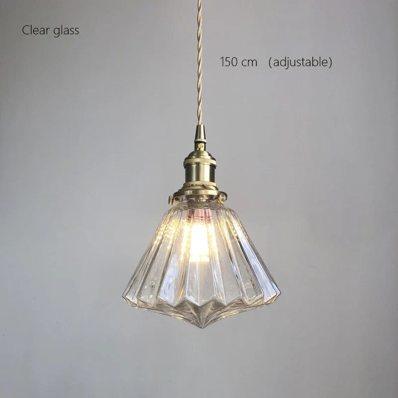 Brass Pumpkin LED Pendant Light - Japanese Style Bedroom Suspension