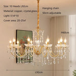 Crystal Chandeliers Light for Living Room and Dining Room