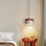 Wood Yellow Travertine LED Pendant Lights for Home Decor & Cafe