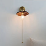 LED Wall Lamp Walnut Wood Stair Light Fixture