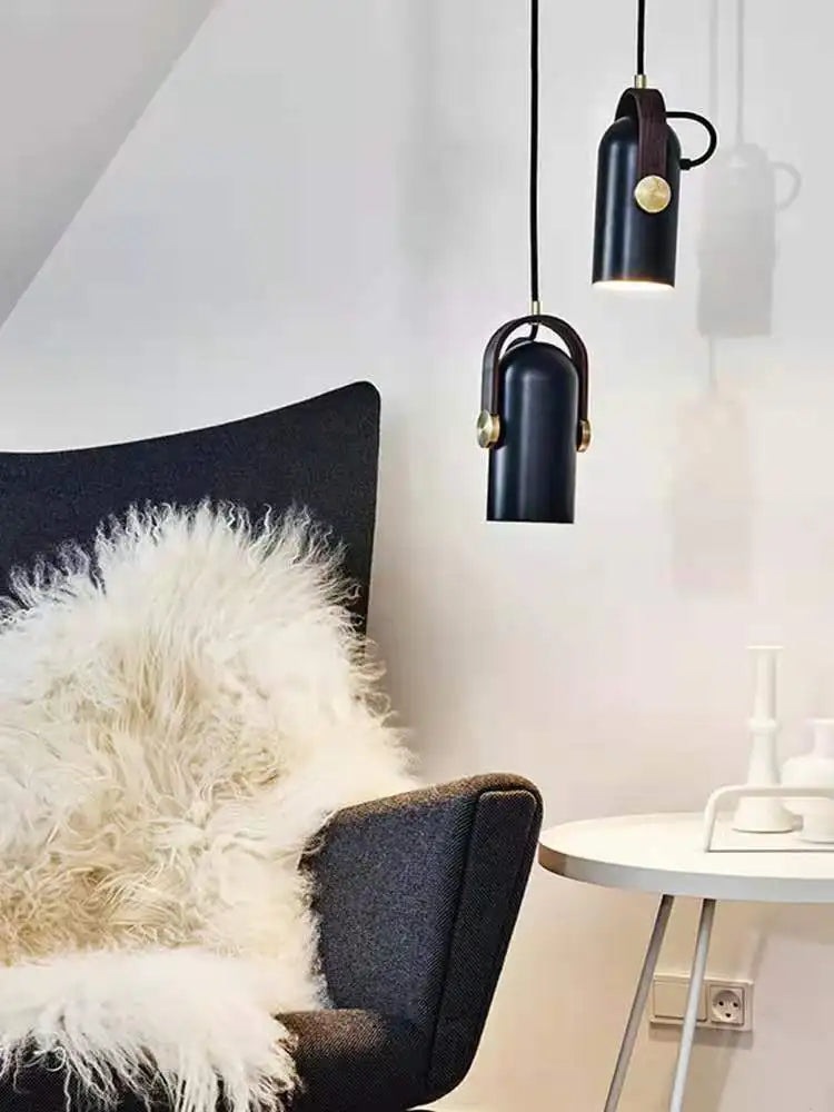 Rotatable Pendant Lamp Adjustable Spotlight for Bedroom and Dining Room