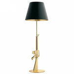 Gun Floor Lamp Electroplated Metal Table Desk Light
