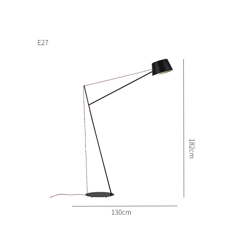 Modern Black Floor Lamp for Living Room & Bedroom Lighting