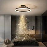 Scandinavia Ring Ceiling Chandelier Dimmable Pendant Light for Living Room