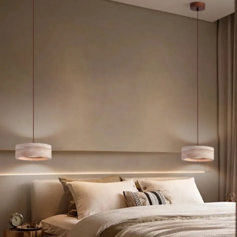 Stone LED Pendant Lights for Bedroom Living Room Kitchen Interior Lighting