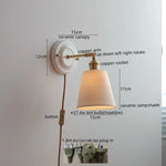 Modern Ceramic LED Wall Lamp for Home Decor
