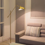 Nordic Adjustable Floor Lamp with Marble Base - Black