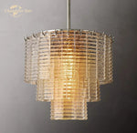 Sirene Glass Pendant Lights - Modern Round Chandeliers for Bedroom, Dining Room & Kitchen Island