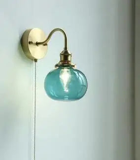 Ceramic Wall Lamp with Knob Switch - Home Lighting