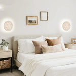 Nordic LED Wall Sconce Yellow Travertine Stair Light Fixture Bedroom Decor