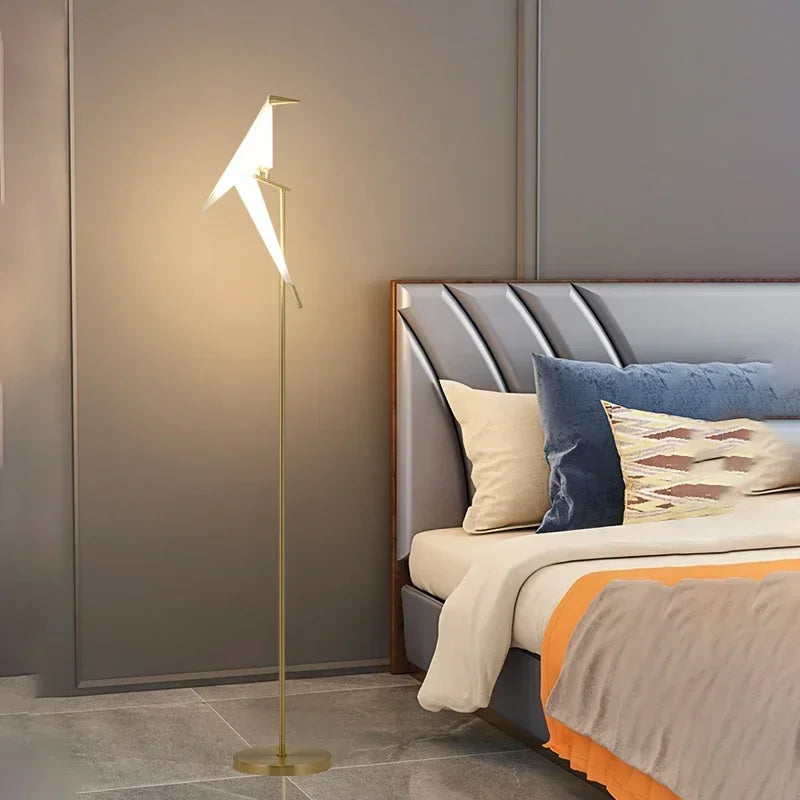 Bird LED Floor Lamp for Living Room & Bedroom